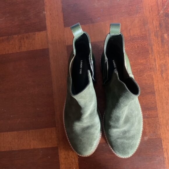 Land's End Green Boot 8.5 Women's - Picture 2 of 5